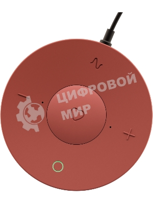 Умная колонка Sber SberBoom Mini, 5Вт, 1.0, мультирум, стереопара, детектор шума, световая индикация, Wi-Fi, Bluetooth 5.0, Салют, марсианский красный