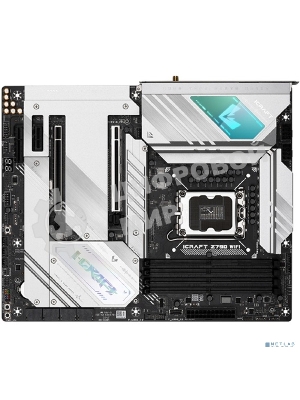 Материнская плата Maxsun iCraft Z790 WIFI, LGA 1700, Intel Z790, 4xDDR5, 4xM.2, 4xSATA, 1xPCIe 5.0 x16, 1xPCIe 3.0 x16, 1xPCIe x4, 1xPCIe x1, 1xHDMI, 1xDP, 2x 2.5Gb LAN, 4xUSB 2.0, 4xUSB 3.2 Gen 2, 1xUSB 3.2 Gen 2 Type-C, 7.1, ATX