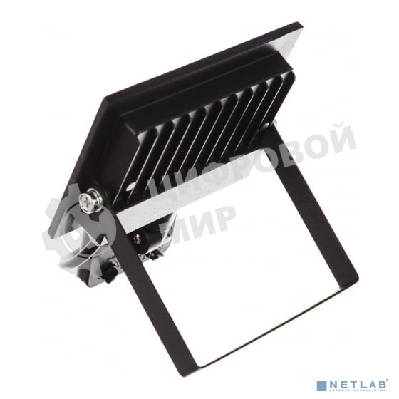 Прожектор Ultraflash LFL-5002S C02 черный (LED прожектор с датчиком, 50 Вт, 230В, 6500К)