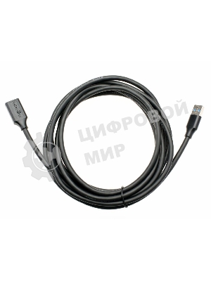 Кабель удлинительный USB3.0 Am-Af 3m Telecom черный (TUS708-3M)
