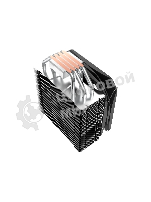 Кулер PCCooler Paladin 400 S115X/1200/1700/AM4 (20 шт/кор, TDP 200W, PWM FAN, 4 тепловые трубки 6мм, 800-1600RPM, 18-28,6dBa)