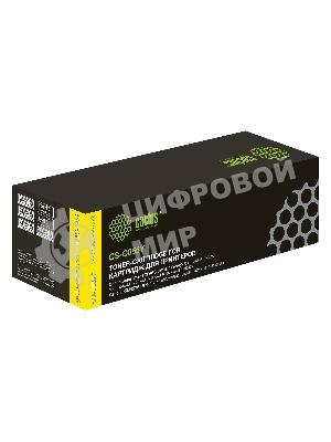 Картридж лазерный Cactus CS-C055Y желтый (2100 стр.) для Canon LBP663Cdw, LBP664Cx, MF746Cx, MF742Cdw, MF744Cdw