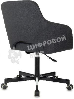 Кресло Бюрократ CH-380M черный, экокожа