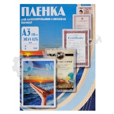 Пленка для ламинирования Office Kit 100мкм A3 (100 шт) глянцевая303x426 мм PLP10630