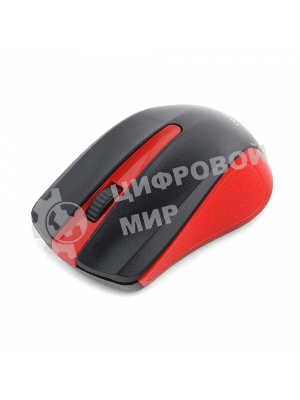 Мышь беспроводная Гарнизон GMW-430R красный, 1200 dpi, радиоканал, USB, кнопки - 3