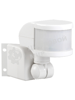 Датчик движения IEK LDD10-018B-1100-001 ДД 018В белый, макс. нагрузка 1100Вт, угол обзора 270град., дальность 12м, IP44