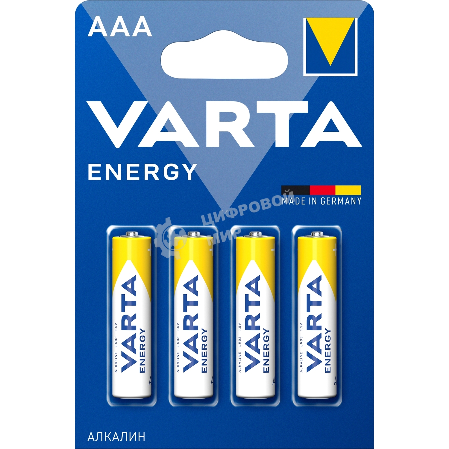 Батарейки VARTA ENERGY AAA бл. 4 (рус.)
