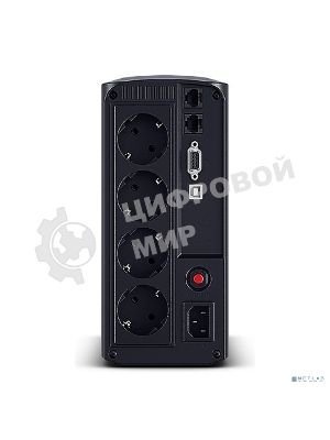 Источник бесперебойного питания UPS CyberPower VP1000ELCD Line-Interactive 1000VA/550W USB/RS-232/RJ11/45 (4 EURO)