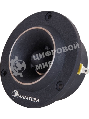 Колонки автомобильные Phantom MT30, 80Вт, 98дБ, 4Ом, 2.5 см, без решетки (1 дюйм) (ком.:2 кол.)