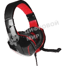 Гарнитура QUMO Dragon War Boinic чёрный, проводная, 3.5 мм