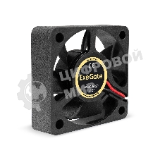 Вентилятор для корпуса ExeGate EX05015B2P черный, 50 мм, 6000 об/мин, 33 дБ, 2 pin