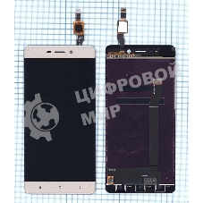 Дисплей для Xiaomi Redmi 4 золотой