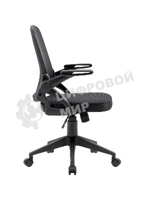 Кресло Defender Office черный, сетка, 120 кг, регулируемые подлокотники