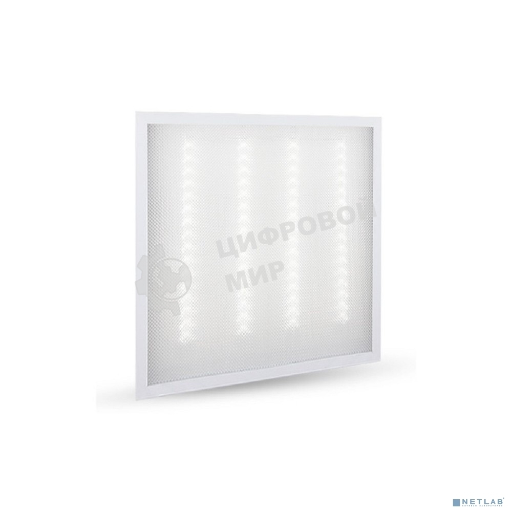Панель светодиодная Ultraflash LTL-6060-19 (Универс. LED панель, 36Вт, 6000К, призматический рассеиватель)