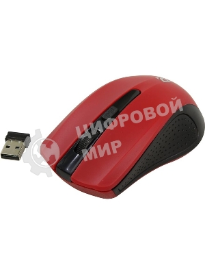 Мышь беспроводная Defender Accura MM-935 красный, 1600 dpi, радиоканал, USB, кнопки - 4