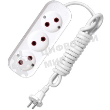 Удлинитель 3х7 м без заземл. 6А IP20 У6-639М ПВС 2х0.75 UNIVersal 639М-07