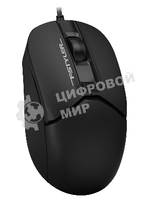Мышь проводная A4Tech Fstyler FM12 черный, 1200 dpi, USB, кнопки - 3