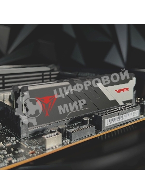 Оперативная память Patriot Viper Venom, DDR5, 64GB (2x32GB), 6000MHz, CL36, DIMM, с радиаторами, черный