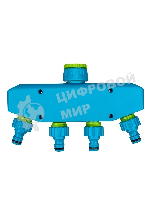 Разветвитель четырехканальный LUXE Palisad с внутренней резьбой 3/4