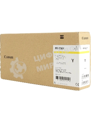 Картридж струйный Canon PFI-706 Y желтый для iPF8300S/8400/9400S/9400 (6684B001)