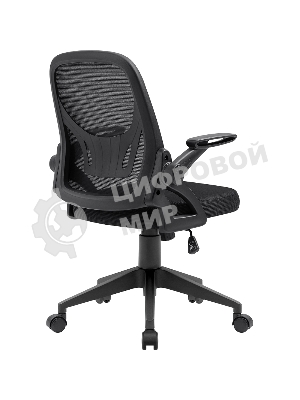Кресло Defender Office черный, сетка, 120 кг, регулируемые подлокотники