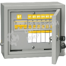 Щит ОЩВ-6/ОЩВ-3-63-6-0 (ВВ63А 6х16А) IP31 IEK MSM10-3N-06-31