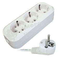 Удлинитель 3х7 м с заземл. 16А IP20 Е-303 АБС-пл. ПВС 3х1 UNIVersal 9631979