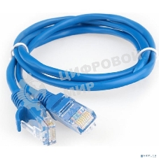 Патч-корд CCA light UTP Гарнизон PC-UTP-5e-1-B cat.5e, 1м, литой, многожильный синий
