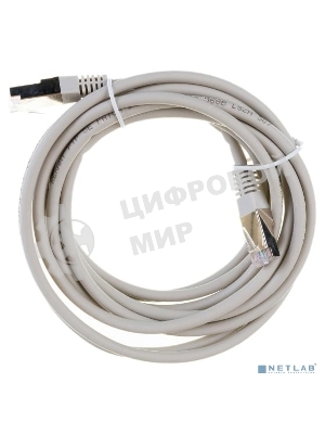 Шнур коммутационный Rexant патч-корд U/UTP RJ45-RJ45, cat.5e, LSZH серый, 3м