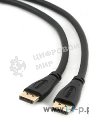 Кабель DisplayPort Gembird/Cablexpert CC-DP2-10, v1.2, 3м, 20M/20M, черный, экран, пакет
