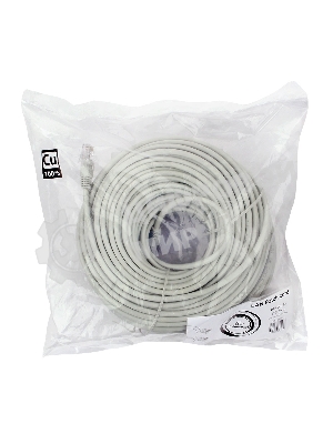 Патч-корд медный UTP Cablexpert PP10-50M cat.5e, 50м, литой, многожильный, серый