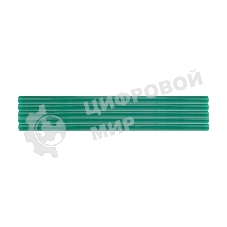 Клеевые стержни Rexant, Ø11 мм, 270 мм, зеленые, 10 шт., хедер