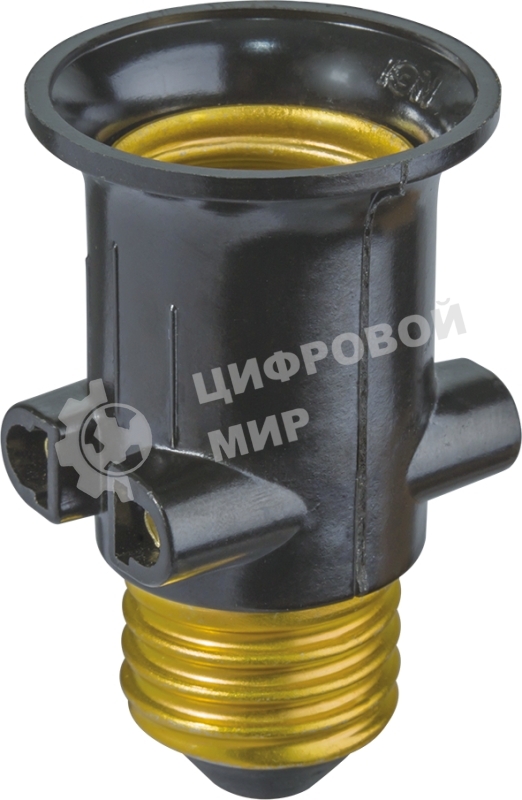 Патрон-переходник Navigator с розетки на E27 на E27 NLA-E27-S-E27