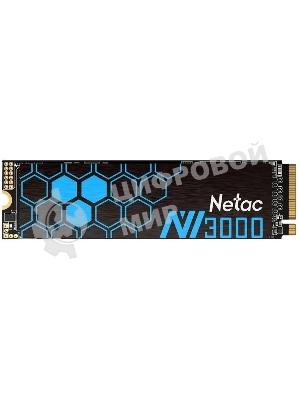 Накопитель SSD Netac NV3000, 1Tb, PCIe 3.0 x4, M.2 2280, NVMe, R/W 3100/2100