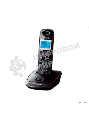Телефон беспроводной (DECT) Panasonic KX-TG2511RUT (титан) АОН, Caller ID,спикерфон на трубке,переход в Эко режим одним нажатием
