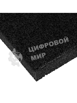 Губка для шлифования Сибртех, 125 х 100 х 10 мм, средняя жесткость, P100