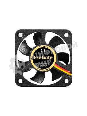 Вентилятор для корпуса ExeGate EX05010B3P черный, 50 мм, 5500 об/мин, 30 дБ, 3 pin