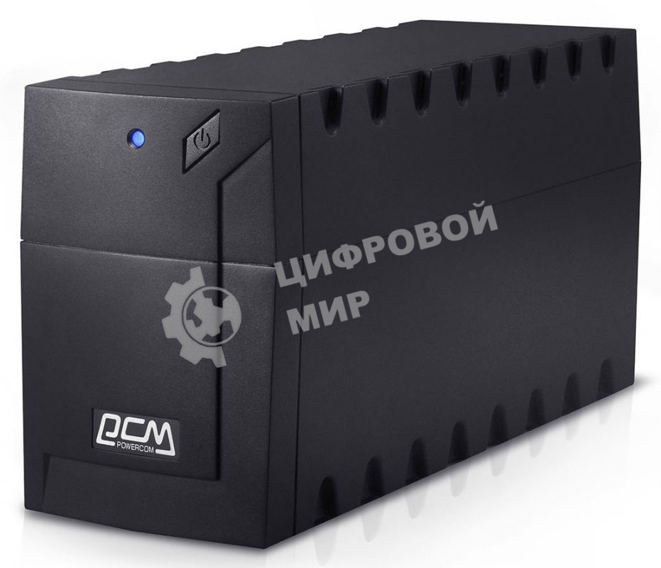 Источник бесперебойного питания Powercom Raptor RPT-1000A EURO 600Вт 1000ВА черный