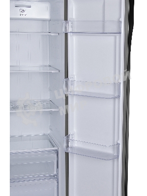 Холодильник Hyundai CS6503FV нержавеющая сталь двухкамерный 407/205л морозилка сбоку, No Frost, Side by Side