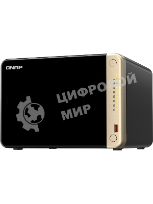 Сетевое хранилище NAS Qnap Original TS-664-8G 6-bay настольный Celeron N5095