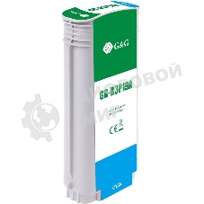 Картридж струйный G&G GG-B3P19A №727 голубой (130 мл) для HP DJ T920/T1500