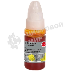 Чернила Cactus CS-GI-490Y желтый 70мл для Canon PIXMA G1400/G1410/G1411/G2400/G2410/G2411/G3400/G3410/G3411/G4400/G4410/G4411