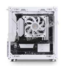 Компьютерный корпус без блока питания Case JONSBO C6, Mini-Tower, no fan, 1xUSB-A 3.2 + 1xUSB-C 3.2, mATX, mITX White