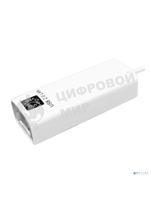 Кабель-адаптер 5bites UA3C-45-08WH USB3.1, RJ45 100MB белый