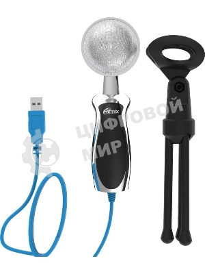 Микрофон Ritmix RDM-127 USB черный