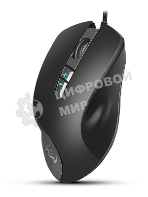 Мышь проводная SVEN RX-G970 черный, 4000 dpi, USB, кнопки - 7