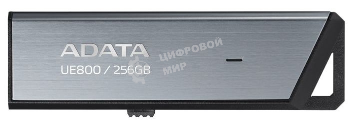 Флешка USB ADATA UE800 (AELI-UE800-256G-CSG), 256Gb, Type-C USB 3.2, R/W 1000/950, серебристый