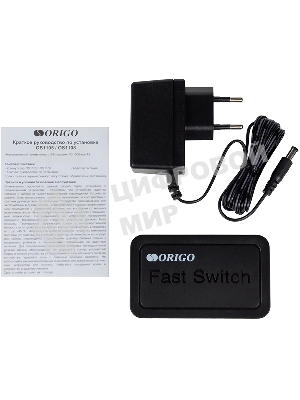 Коммутатор неуправляемый 5-портовый 10/100 Мбит/с ORIGO OS1105/A1A