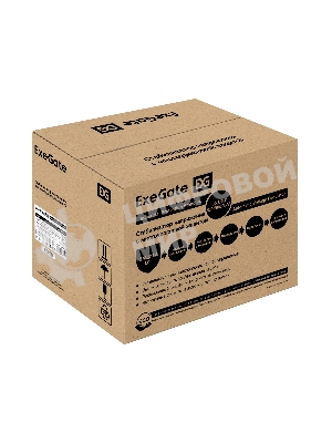 Стабилизатор напряжения ExeGate Expert AS-15000 (15000ВА, вход 140-260В, цветной дисплей, выход 220В±8%, КПД 98%, 5 уровней защиты, задержка, усиленный метал. корпус, клем.колодка, RTL)