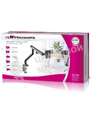 Кронштейн для мониторов Ultramounts UM725B черный 17